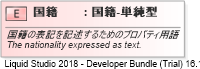 XSD Diagram of 国籍