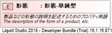 XSD Diagram of 形態