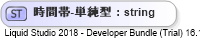 XSD Diagram of 時間帯-単純型