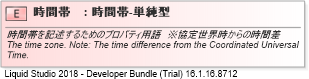 XSD Diagram of 時間帯
