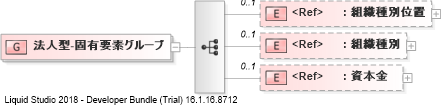 XSD Diagram of 法人型-固有要素グループ