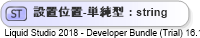 XSD Diagram of 設置位置-単純型