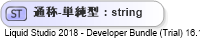 XSD Diagram of 通称-単純型