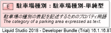XSD Diagram of 駐車場種別
